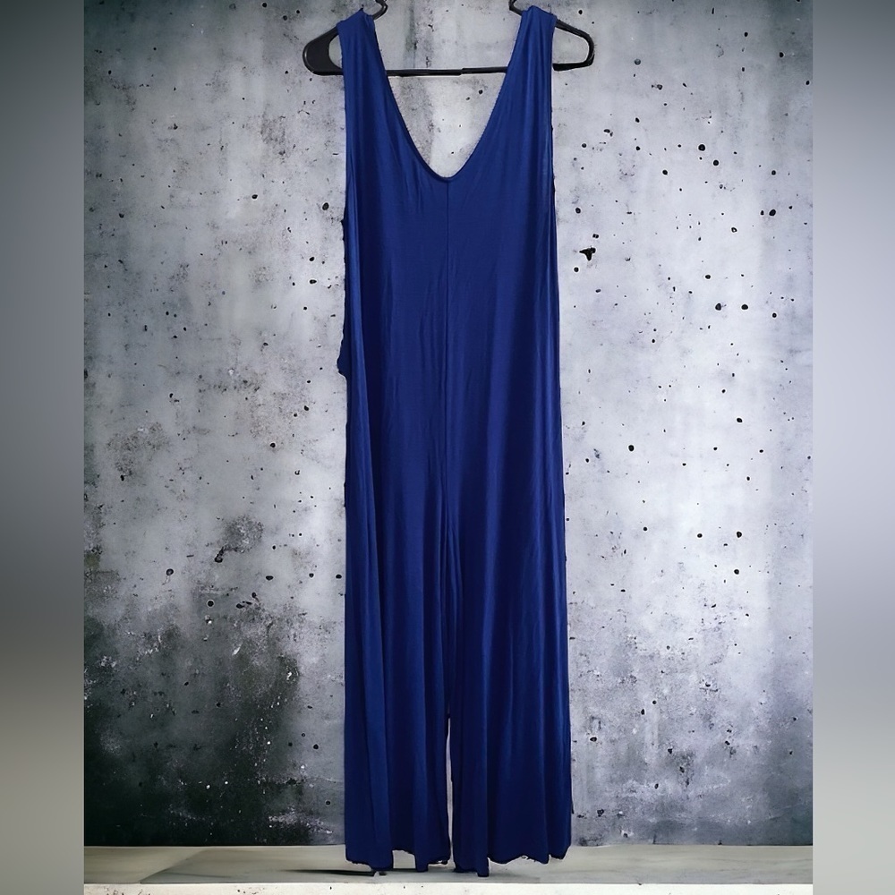 New! Cute Royal Blue Romper - Picture 2 of 6